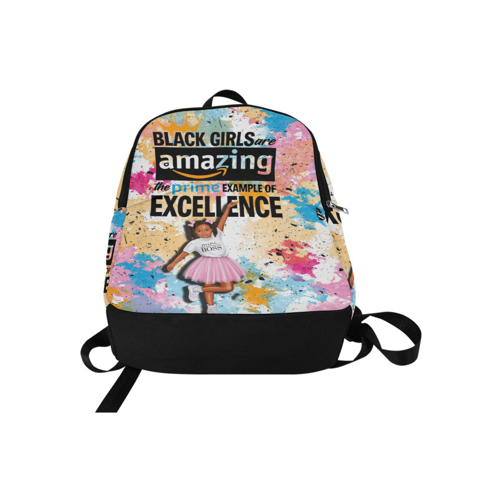 Black Girl Amazing little girl Backpack