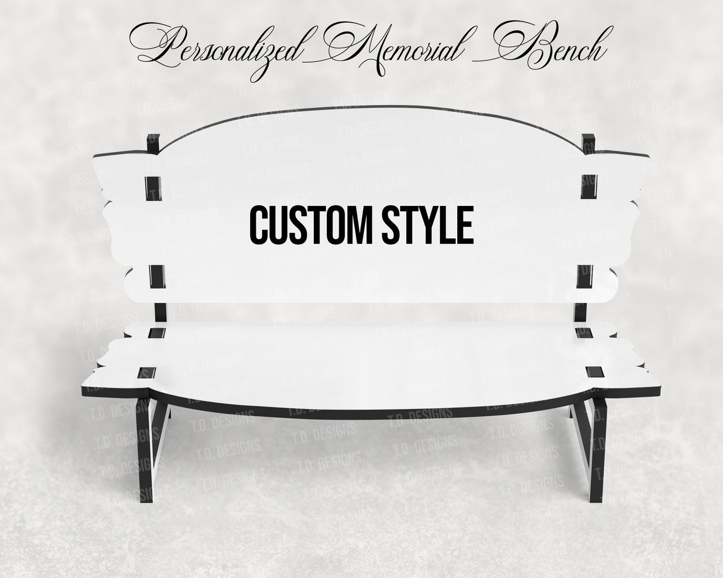 Personalized Bench Keepsake