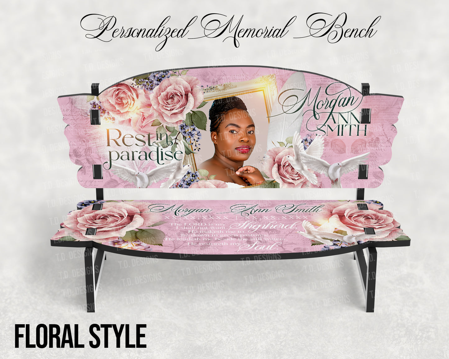 Personalized Bench Keepsake
