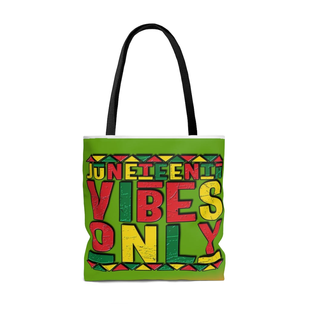 Juneteenth vibes only Tote Bag