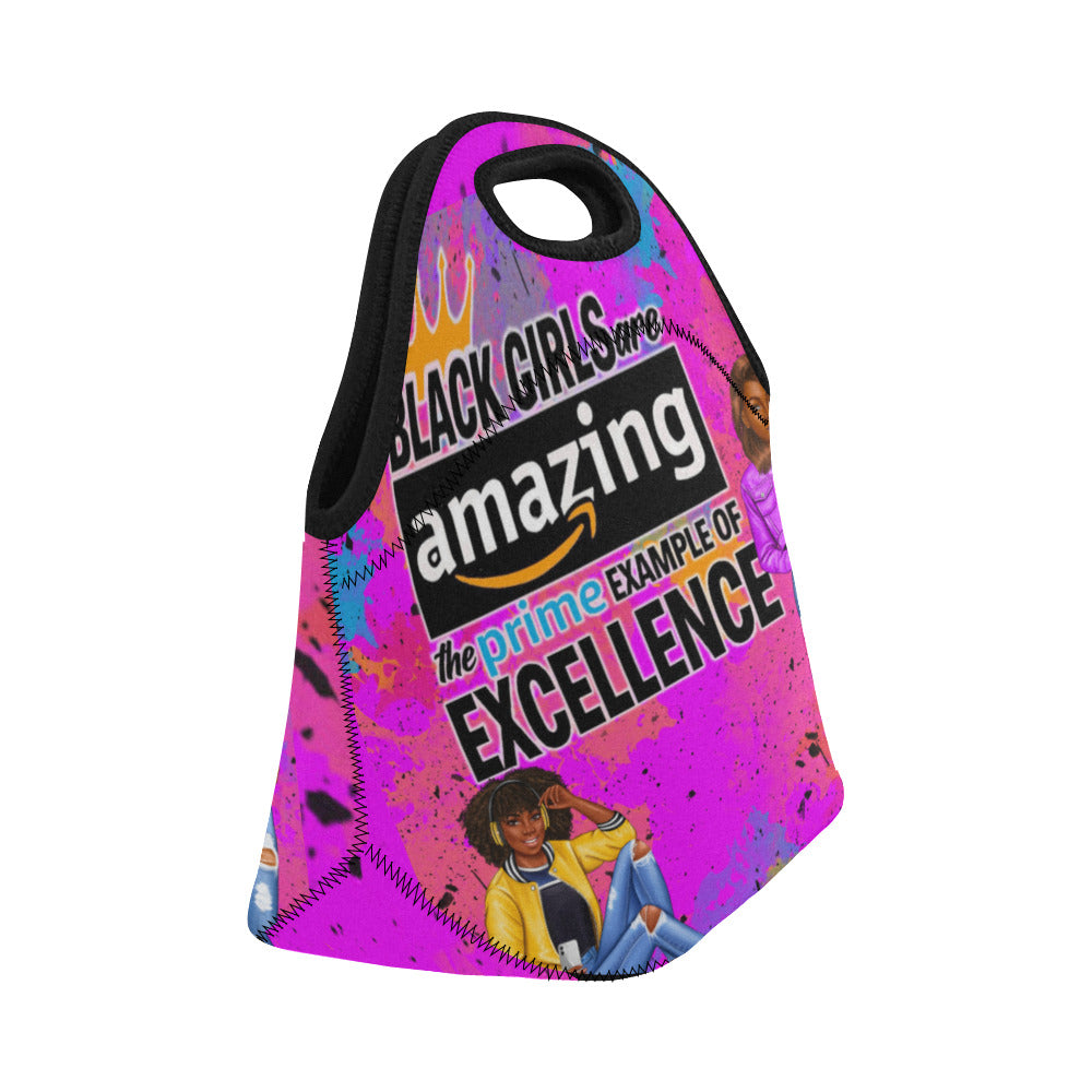 Black Girls are Amazing lunch bag