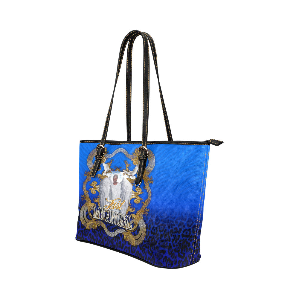 Personalized Leather Tote Bag/Large