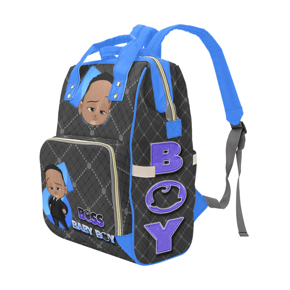 Bossy Baby Boy Multi-Function Diaper Backpack