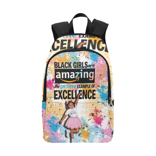 Black Girl Amazing little girl  Backpack