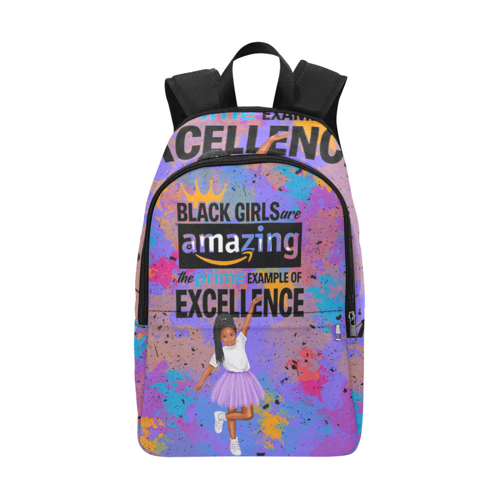 Black Girl Amazing little girl 2 Backpack