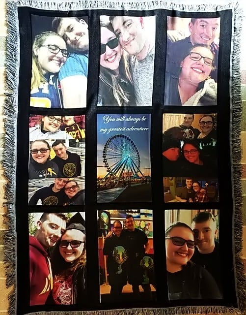 9 panel throw blanket premium