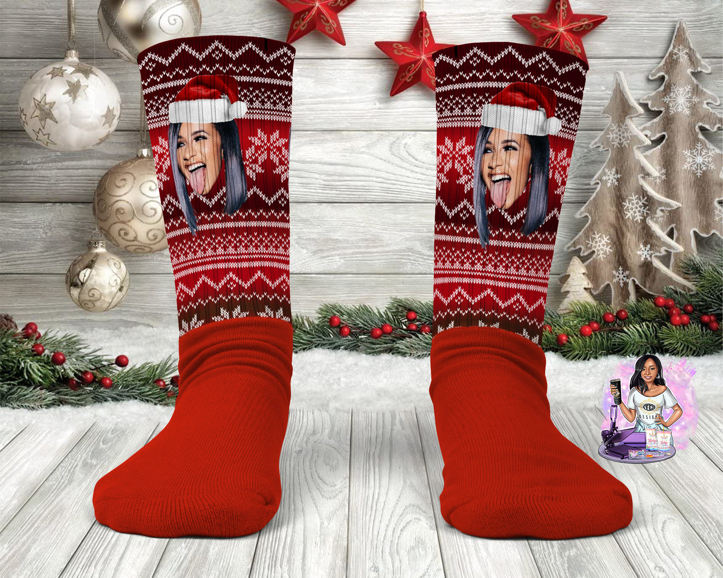 Christmas Ugly Christmas sweater socks