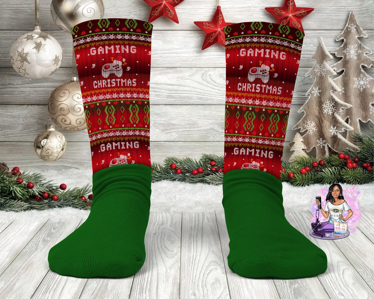 Christmas Ugly Christmas sweater socks