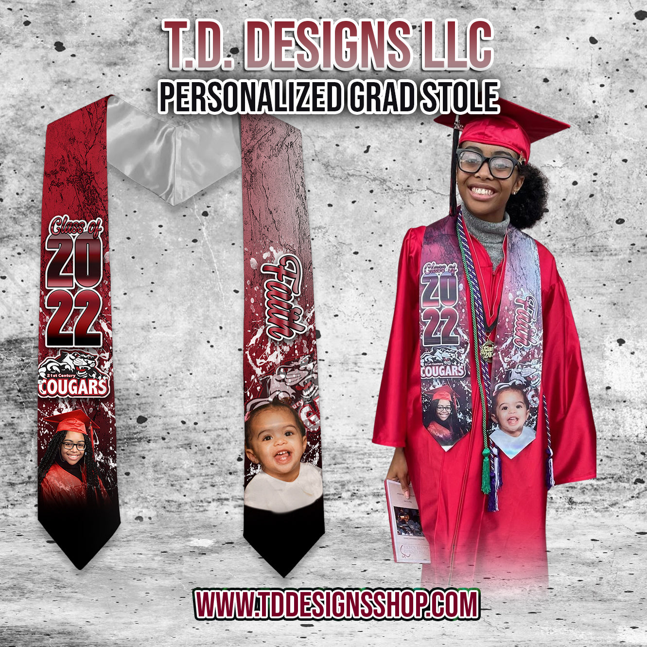 Graduate Customized Stole & Shirt