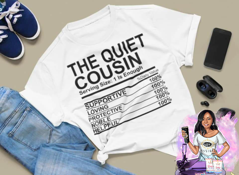 Cousin Nutrition Facts Shirt