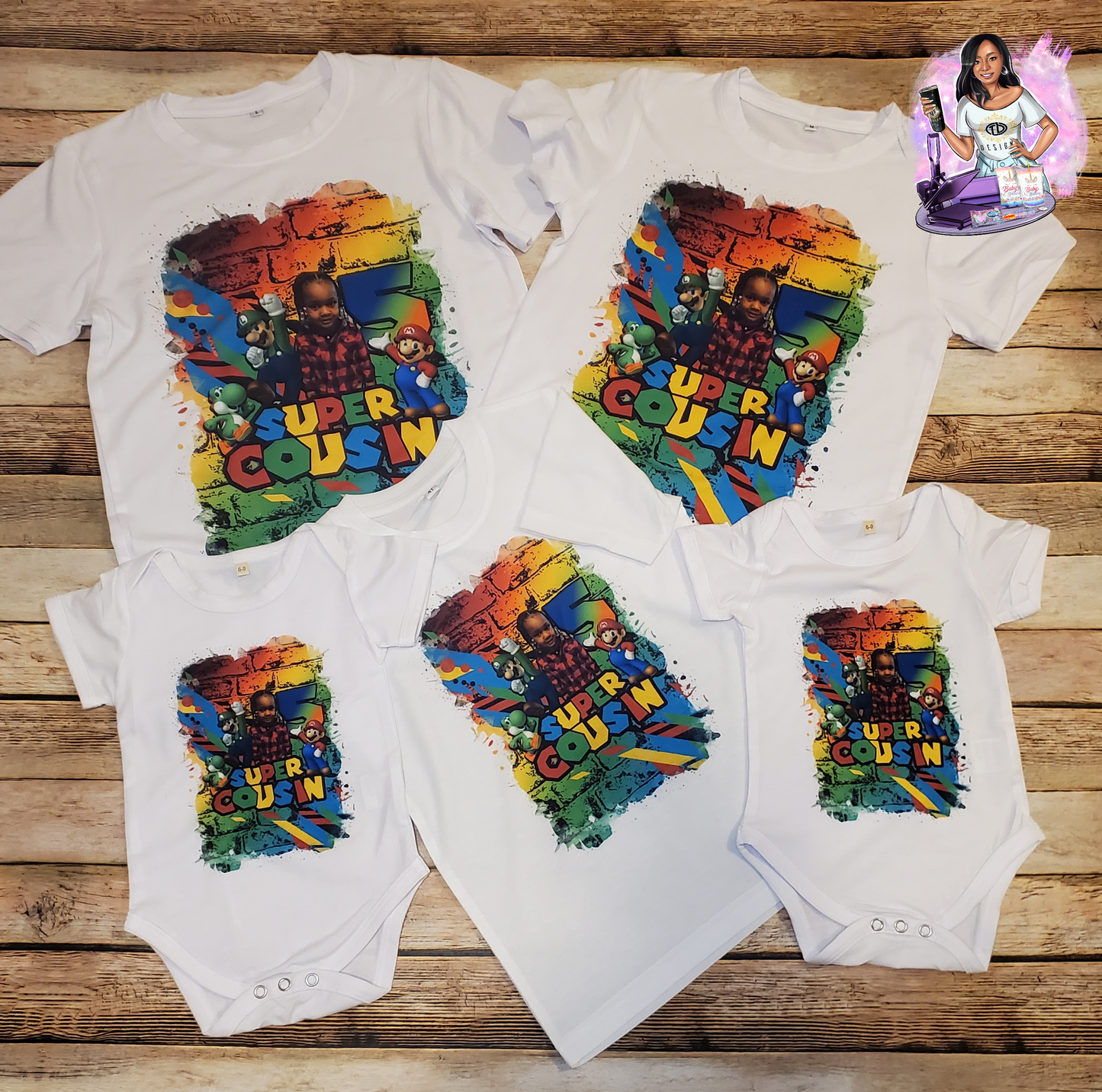 Custom themed family shirts