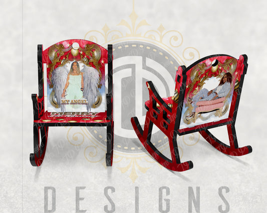 Personalized mini  chair ornament