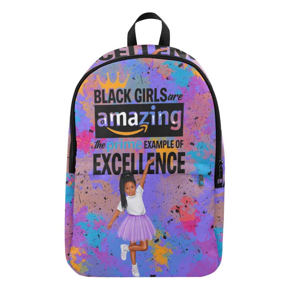 Black Girl Amazing little girl 2 Backpack