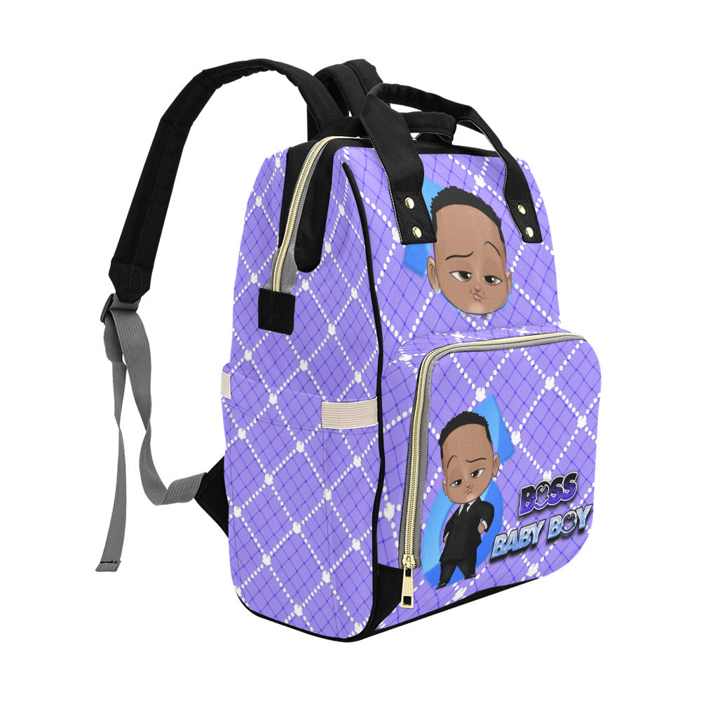 Bossy Baby Boy Multi-Function Diaper Backpack