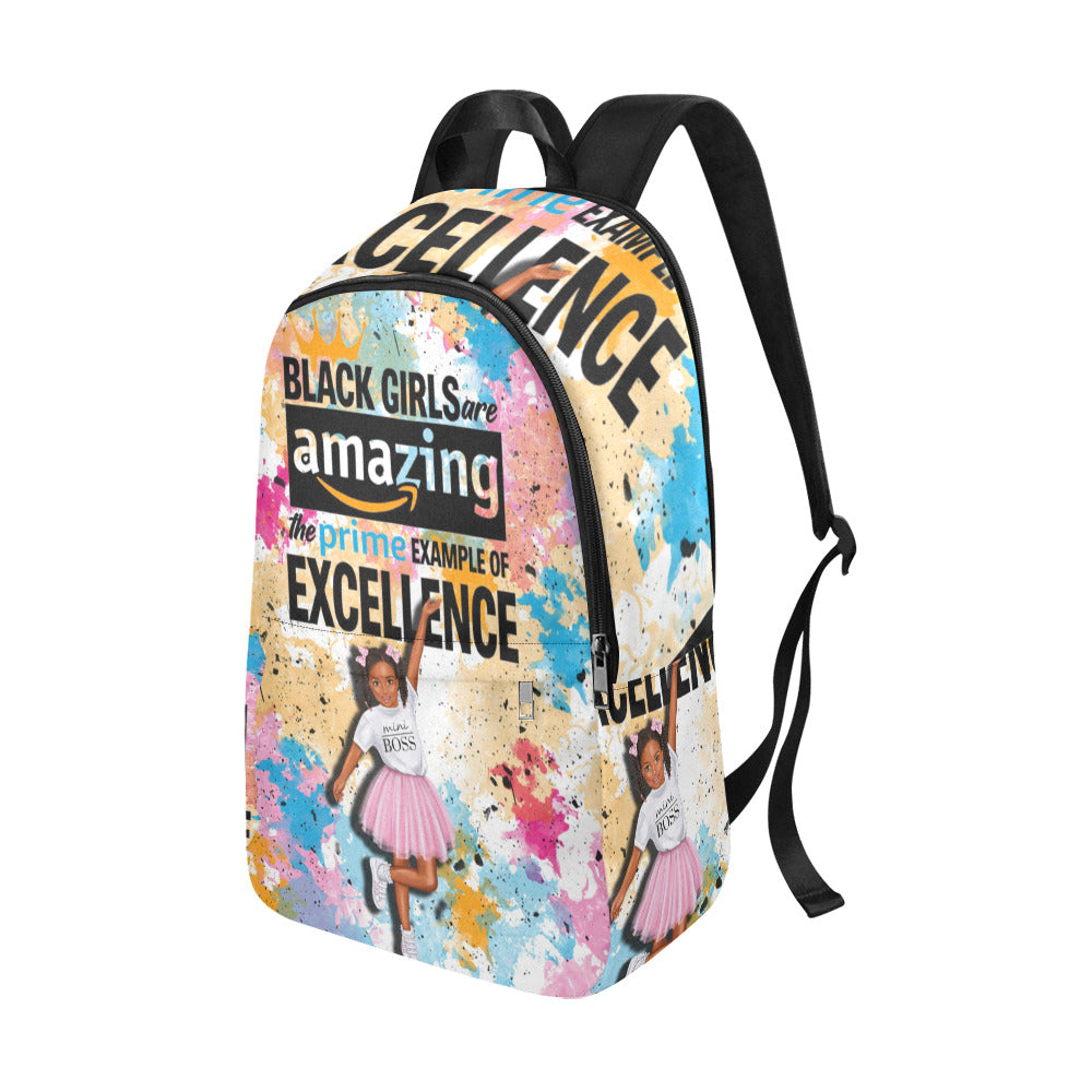 Black Girl Amazing little girl  Backpack