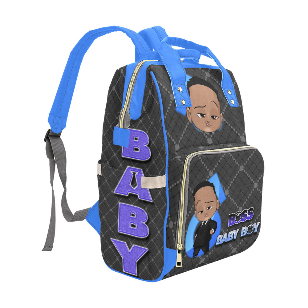 Bossy Baby Boy Multi-Function Diaper Backpack