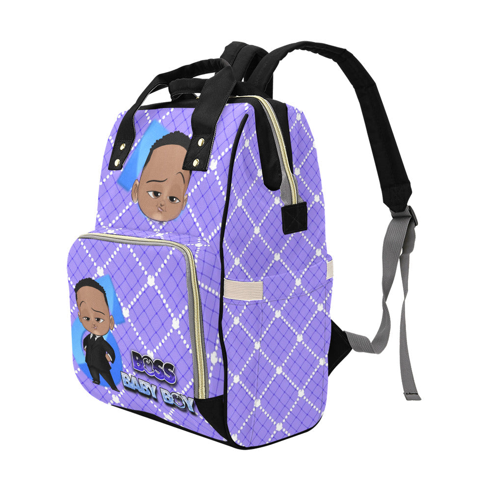 Bossy Baby Boy Multi-Function Diaper Backpack