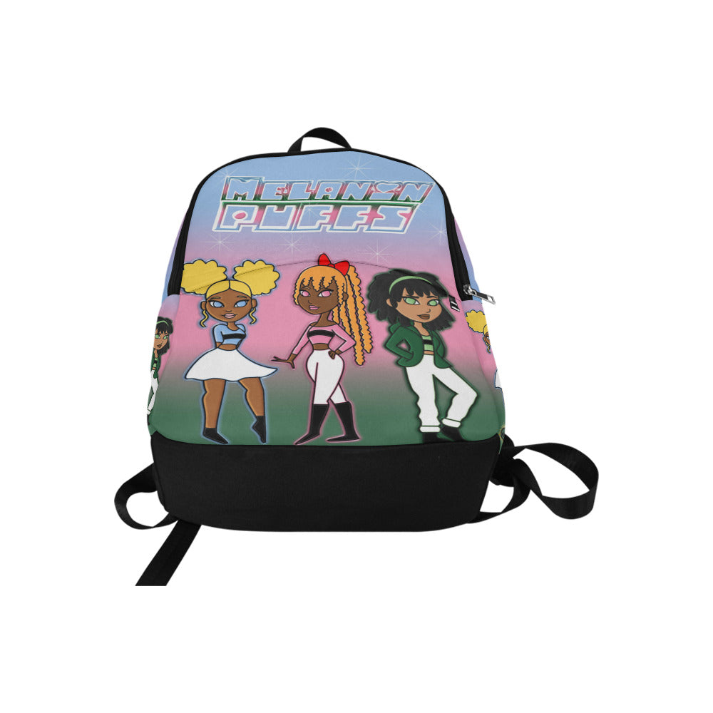 Melanin Puff Girls Fabric Backpack