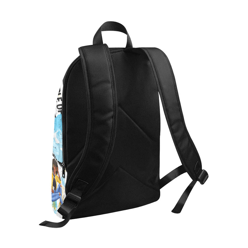 Black Girl Amazing Fabric Backpack