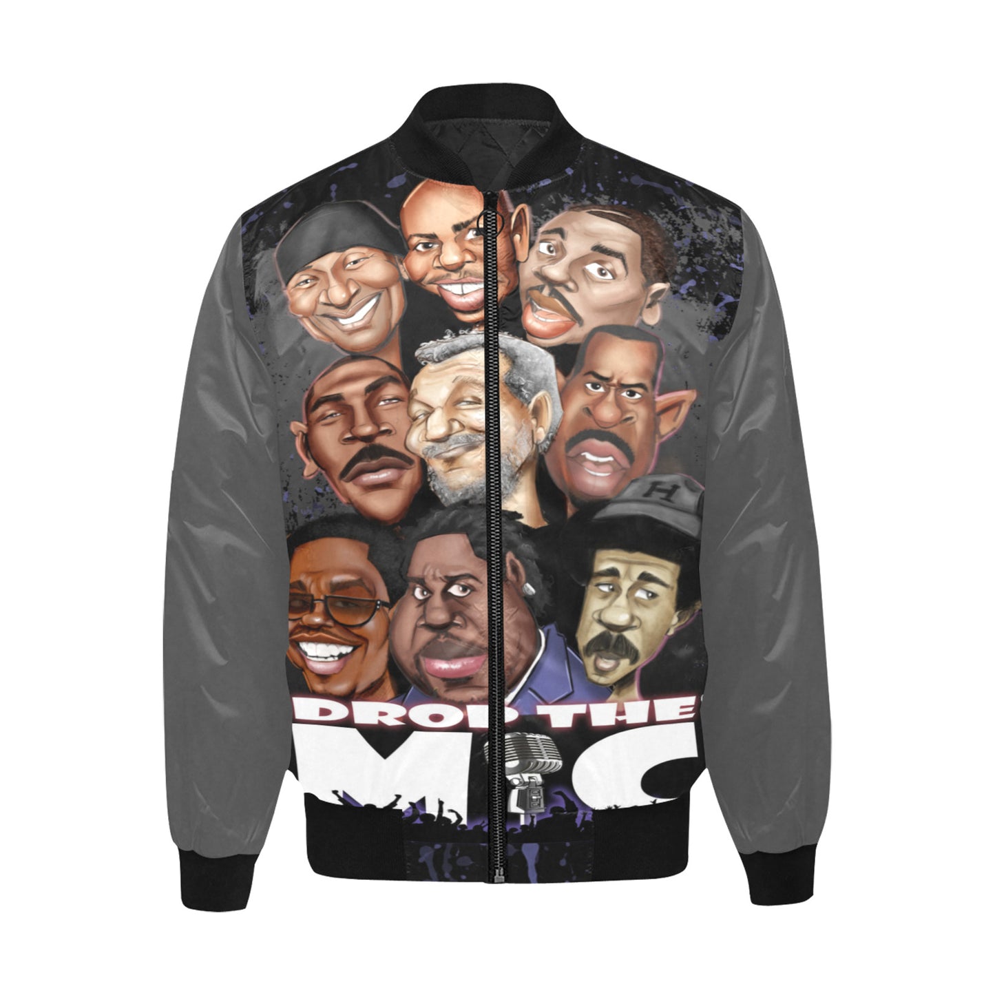 Kings of Comedy Quilted Bomber Jacket for Men