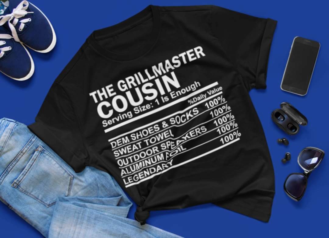 Cousin Nutrition Facts Shirt