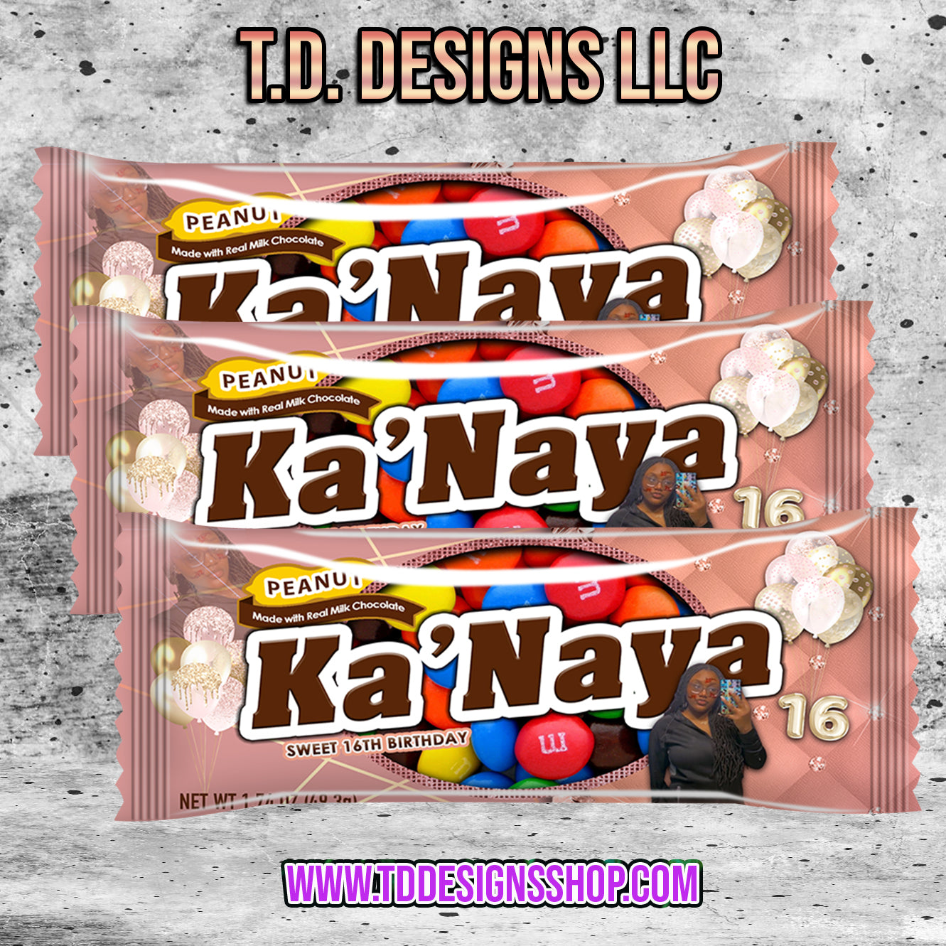 Personalized Candy Bars